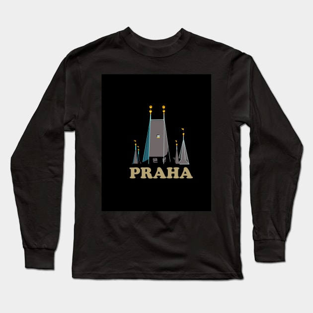 Old Town Bridge Tower, Prague Long Sleeve T-Shirt by Slabafinety